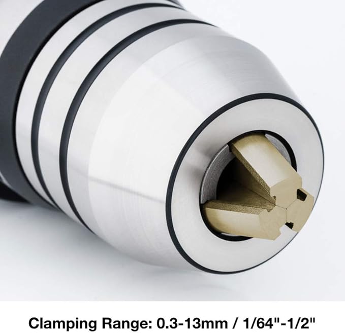 1/64"-1/2" BT40 CNC Integral EX-POWER Universal Chuck Holder, Titanium Jaws, One-piece
