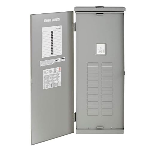 Leviton 30 Space Outdoor Load Center with 150A Main Circuit Breaker, LR315-BDD