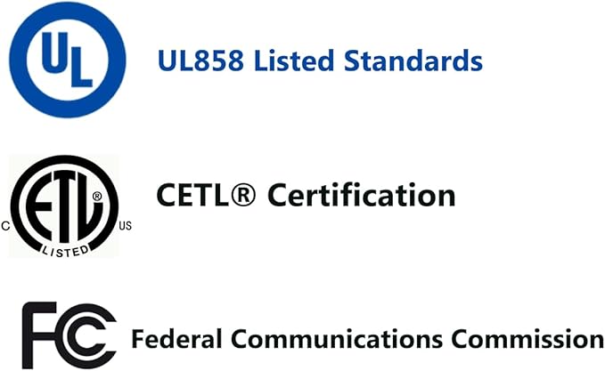 TI-4B 30 inch Built-In 4 Burner Induction Glass-Ceramic Cooktop, 7400W, UL858 Certified