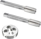 12mm x 1 HSS Metric Tap and Die Set Right Hand Thread,Tapping DIY Tool 3pcs (M12 x 1mm)