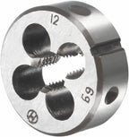 12mm x 1.5 HSS Metric Tap and Die Set Right Hand Thread,Tapping DIY Tool 3pcs (M12 x 1.5mm)