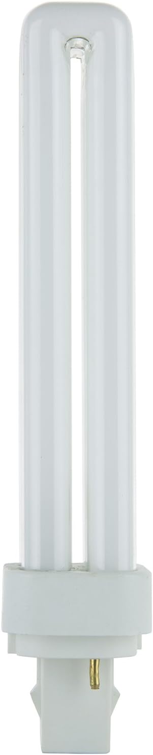 Sunlite PLD26/SP35K 26-Watt Compact Fluorescent Plug-In 2-Pin Light Bulb, 3500K Color
