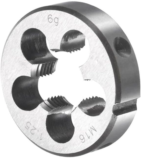 16mm x 1.25 HSS Metric Tap and Die Set Right Hand Thread,Tapping DIY Tool 3pcs (M16 x 1.25mm)