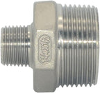 1-1/4" x 1/2" Male Threaded Reducing Nipple Fitting/Adapter,Stainless Steel SS304 NPT Pipe Hex Reducer
