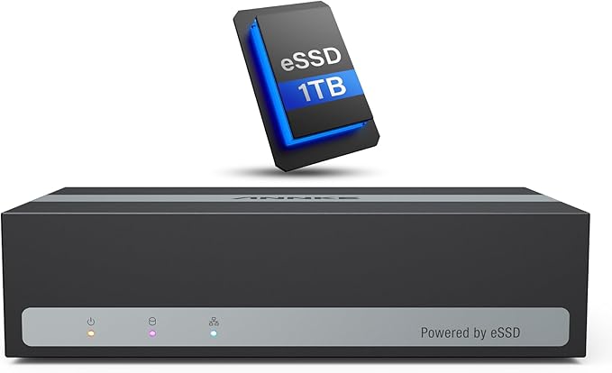 ANNKE 8 Channel 3K Lite Security Digital Video Recorder with 1TB Hard Drive, H.265+ Hybrid 5-in-1 Surveillance DVR, Human & Vehicle Detection, Supports 8CH Analog and 2 IP Cameras for 24/7 Home CCTV