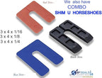 Stack Shim Combo # 2, 416 Pcs., Diferent Sizes, Black Color, Made in USA, Levelers for Windows and Doors, Flat, Spacer, Stackshim, Free and Quick Delivery from USA, BFSEALS
