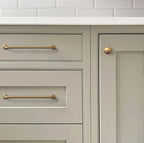 Goo-Ki 6 Pack Champagne Copper Cabinet Drawer Pulls Kitchen Hardware - 12.6"(320mm) c-c Bar Pull Dresser Handles for Cupboard Bathroom Closet Wardrobe