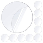 10PCS Heavy Duty Double Sided Adhesive Mounting Circle Tape- Waterproof,Strong Adhesion,Clear, High Strength,No Residue Removability for Hanging,Wall Mounting, Home Decor,Adhesive for Shower