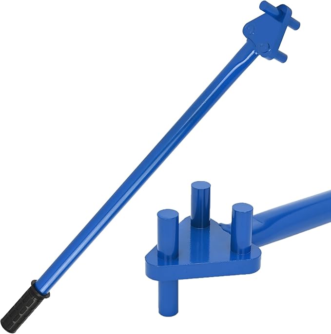 Rebar Bender Metal Bending Tool Manual Hand Operated to 5/8" Bar for Flat Steel and Steel Rod