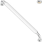 Alzassbg 10 Pack Polished Chrome Cabinet Handles, 7-1/2 Inch(192mm) Hole Centers Arch Modern Cabinet Pulls Kitchen Hardware for Cabinets AL3503CP