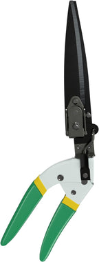 Miracle-Gro Grass Trimming Shears – Adjustable Rotating Handle with Sharp Non-Stick Carbon Steel Blades, Comfort Handles, and Safety Lock for Precise Garden and Lawn Edging