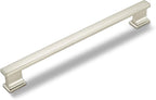 6 Pack 8-1/2 Inch Length|7-1/2 inch(192mm) Hole Center Brushed Satin Nickel Kitchen Cabinet Handles, Cabinet Pulls Kitchen Cabinet Hardware, Cupboard Pulls, Drawer Handles