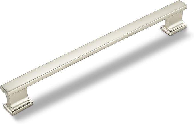 6 Pack 8-1/2 Inch Length|7-1/2 inch(192mm) Hole Center Brushed Satin Nickel Kitchen Cabinet Handles, Cabinet Pulls Kitchen Cabinet Hardware, Cupboard Pulls, Drawer Handles