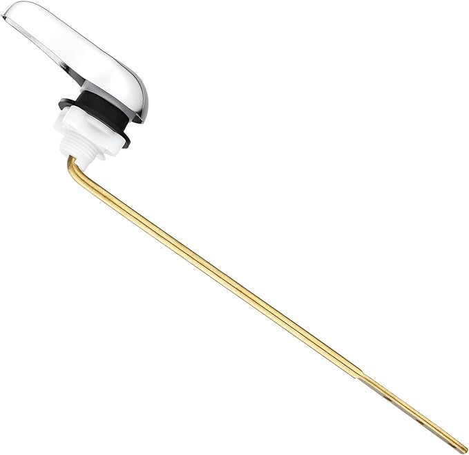 Toilet Handle Replacement,Compatible with American Standard/Mansfield Toilet Tank,Universal Toilet Flush Handle,Front of Toilet Flush Tank Lever Handle,Chrome