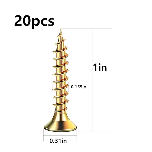 (120 PCS) Drywall Anchors Screws 8 Blue Wall Anchor Set 1/4. Three-Color Screws Make it Easy to Install Various Color Products