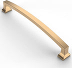 Asidrama 10 Pack 6.3 Inch(160mm) Hole Centers Kitchen Cabinet Handles, Champagne Bronze Cabinet Pulls Kitchen Cabinet Hardware for Cupboard Drawer Pulls