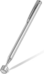 1 Piece 5LBs Telescoping Magnetic Pickup Tool, with Pen Clip Design, Magnet Stick Rod Extendable 5.7" to 24.4" for Men, Birthday, Father's Day, Christmas Gift