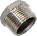 1/4" Male NPT to 1/8" Female NPT Female Reducing/Reducer Bushing Pipe Fitting,Adapter,Stainless Steel SS 304 Hex Bushing (1" Male to 1/2" Female)