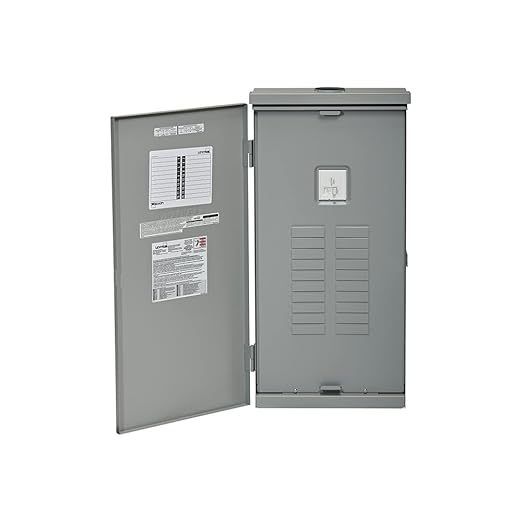 Leviton 20 Space Outdoor Load Center with 200A Main Circuit Breaker, LR220-BDD