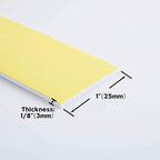 Foam Strips with Adhesive, High Density Insulation Tape, Weather Stripping for Plumbing, Cooling, Pipes, Sealing, Air Conditioning, HVAC, Sliding Door, Craft Tape (White, 66Ft x 1/8” x 1”)