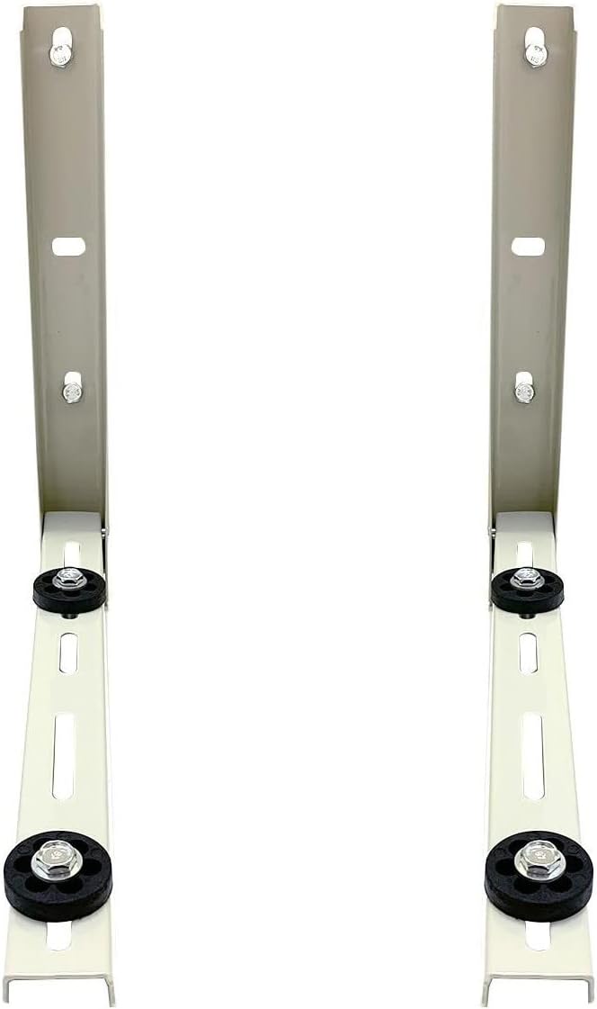 Appli Parts Soporte para montaje en pared de Unidad Condensadora Externa de Mini Split hasta 100kg modelo APAB-2100 incluye kit de fijacion, pernos y gomas