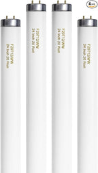 F20T12/WW 20 Watt Soft Warm White, T12 Fluorescent Tube Light Bulb 20W 24 Inch, 2Ft F20T12/DSW/RP Replacement for F20T12 F20T12KB/ECO/RVL F20T12KB/ECO F20T12/SPX30 1250Lm G13 4 Count