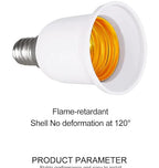 5-Pack E12 to E26 Adapter, Chandelier Light Socket, Candelabra E12 to Medium Socket E26/E27 Converter Bulb Base Adapter Converter for Ceiling Fans Light, Pendant Light