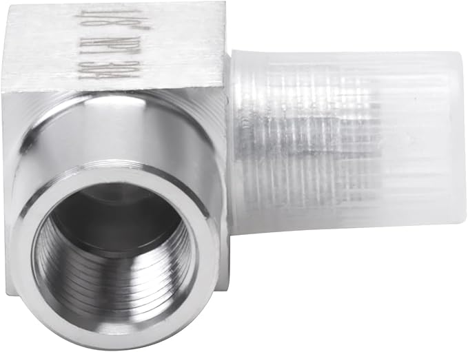 90 Degree Street Elbow - 1/8" NPT Male to 1/8" NPT Female Stainless Steel 304 Heavy Duty Forged Square Barstock Street Elbow Adapter Pipe Fitting (pack of 5)