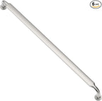 Alzassbg 6 Pack Brushed Satin Nickel Cabinet Handles, 11-1/3 Inch(288mm) Hole Centers Arch Modern Cabinet Pulls Kitchen Cabinets Hardware for Cabinets and Drawers AL3503SN