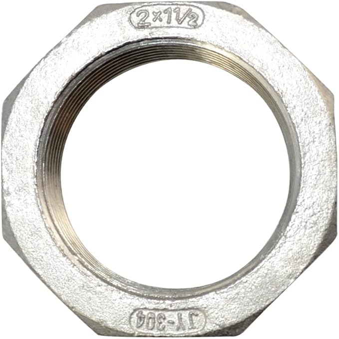 2" Male NPT to 1-1/2" Female NPT Female Reducing/Reducer Bushing Pipe Fitting,Adapter,Stainless Steel SS 304 Hex Bushing…