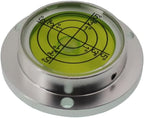 Metal Horizontal Bubble Cow Eye Level Universal Horizontal Bubble Flange Water Bubble Level Horizontal Bubble Small Household (40 * 10mm)