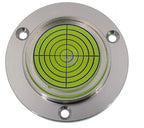 Metal Horizontal Bubble Cow Eye Level Universal Horizontal Bubble Flange Water Bubble Level Horizontal Bubble Small Household (50 * 11mm)