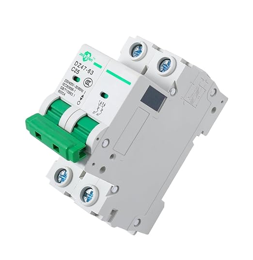 Miniature Circuit Breaker - 3 Pcs 110V/240V MCB DZ47-63 Mini Home Circuit Breaker 2 Pole 32A, AC Solar MCB