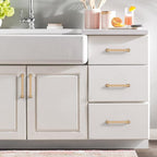 20 Pack 5 Inch Champagne Bronze Cabinet Handles - Dresser & Kitchen Pulls