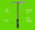 Yard Butler Terra Garden Hand Tools - Weeding Hand Tiller Tool for Efficient Gardening - Weed Remover Tool for Lawn & Garden Care - Durable Gardening Accessory, Planter