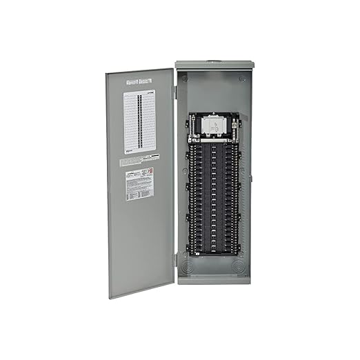 Leviton 42 Space Outdoor Load Center with 200A Main Circuit Breaker, LR420-BDD
