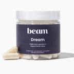 Beam Dream Sleeping Pills, Sleep Aid, Sleep Aids for Adults, Contains Magnesium, Melatonin, L Theanine, Apigenin, Natural Sleep Supplement, Vegan, Non GMO, Dairy Free, 3rd Party Tested, 30 Servings