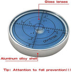 Horizontal Bubble Cardan Level - High Precision Round Bubble Spirit Level Accuracy 15'/2 Diameter 60X10mm (Noctilucent)