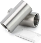 TAISHER 2PCS Stainless Steel Pipe Fittings, 3/4" NPT x 3/4" NPT Female Threaded, 2" Length Nipple Cast Pipe