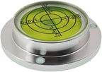 Metal Horizontal Bubble Cow Eye Level Universal Horizontal Bubble Flange Water Bubble Level Horizontal Bubble Small Household (40 * 10mm)