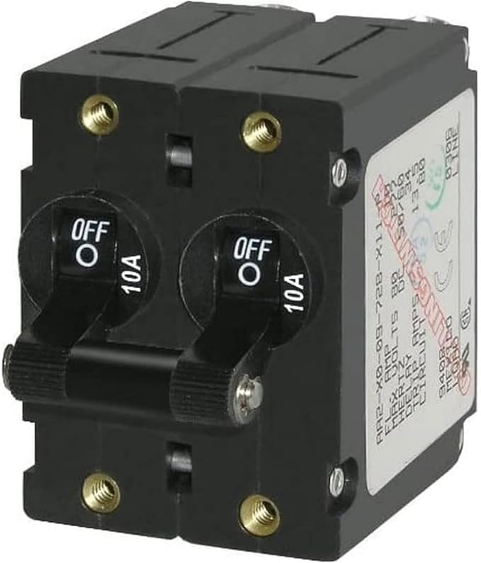 Blue Sea Systems A-Series Toggle Double Pole Circuit Breakers