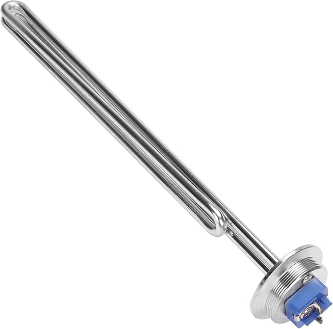 DERNORD 2 Inch (OD64) Tri-clamp 240V 6500W Foldback Heating Element Electric Water Heater with Low Watt Density