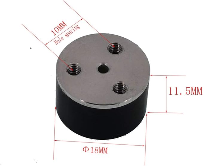 GPS RTK level, centering rod, carbon fiber horizontal bubble accessories with screw holes (18x11.5mm black green)