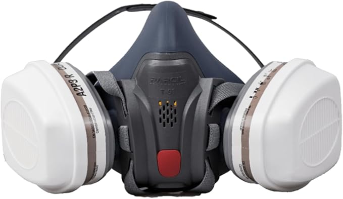 Parcil Distribution Full Face Respirator Mask with Filters – Durable Full Face Respirator Gas Mask, Bayonet Filter Compatible