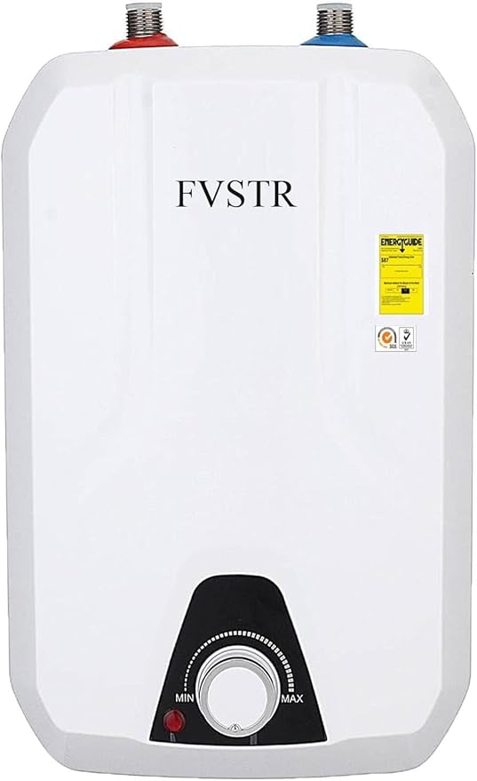 110V-120V 1.5Kw Small Under Sink Tank, 2.16 Gallon Thermal Storage Water Heater, Mini Tankless, Under Sink, Electric RV TR Trailer Kitchen Compact Point of Use