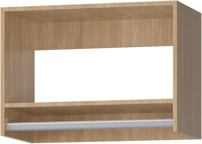 Tall Hanging Closet Unit, Modular Closet System, Wood Closet System Organizer with Storage for Walk In Closets, Clothing Rack Wardrobe Closet for Hanging Clothes, Bedroom, Wood, 25.5"W