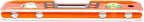 Swanson Tool Co SVT200 9 Inch Savage Digital Magnetic Aluminum Billet Torpedo Level,Orange