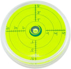 75x12mm Bubble Spirit Level Degree Marked Surface Circular Bubble Round Level Bubble Measuring Tools