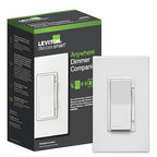 Leviton Decora Smart Dimmer Anywhere Companion, Add Wire-Free 3-Way/4-Way/5-Way On/Off/Dim/Bright Control to Decora Smart Wi-Fi 2nd Gen Dimmers, DAWDC-1RW, White