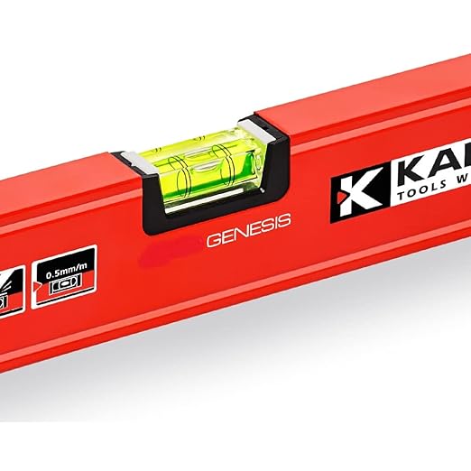 Kapro - 781 Genesis Magnetic Box Level - Features Horizontal Vial and Dual-View Plumb Site - VPA Certified - Aluminum - 72 Inch